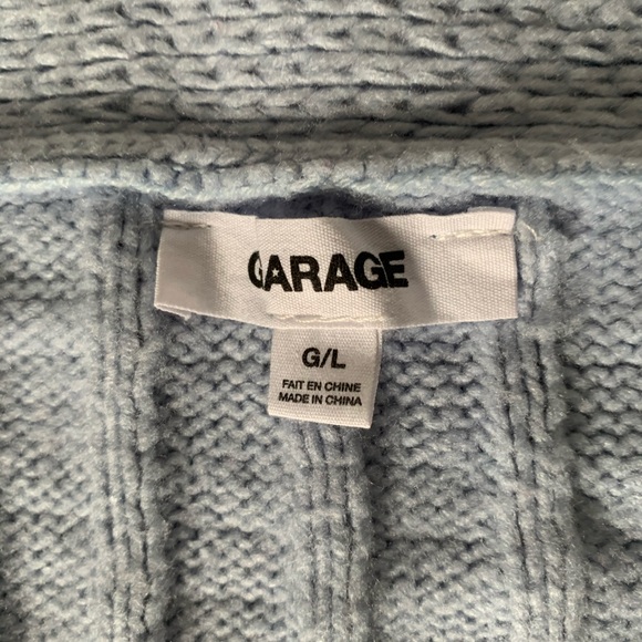 GARAGE cropped knit cardigan - Picture 3 of 4